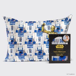 Star Wars??& Kitsch Satin Pillowcase in R2-D2 & C-3PO