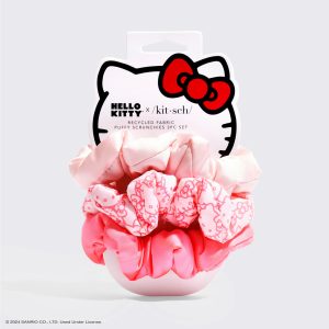 Kitsch x Hello Kitty Puffy Scrunchies 3pc Set